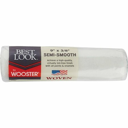 BEST LOOK By Wooster 9 In. x 3/8 In. Woven Fabric Roller Cover DR462-9